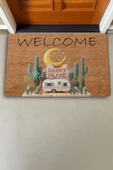 Valerine Life Kaktüs ve Karavan Welcome Kapı Önü Paspası 45x70cm - 2