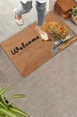 Valerine Life Sonbahar Çınar Ağacı Welcome Kapı Önü Paspası 45x70cm thumbnail 1