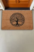 Valerine Life Çınar Ağacı Figürlü Kapı Önü Paspası 45x70cm thumbnail 2