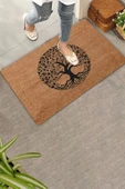 Valerine Life Çınar Ağacı Figürlü Kapı Önü Paspası 45x70cm thumbnail 1