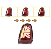 AUTOGP Mini cooper r57 stop lambası ledli british flag 2008 / 2014 kırmızı - 2