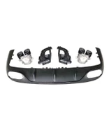 AUTOGP Mercedes w213 coupe c238 arka tampon difüzörü ve egzoz ucu seti 2017+ thumbnail 1