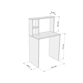 Kenzlife bilgisayar çalışma masası alonso70 crd ofis sekreter laptop thumbnail 5