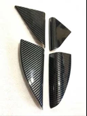 AUTOGP HYUNDAI TUCSON 2015-2018 KAPI CAM KENAR KAPLAMA SETI-KARBON - 2