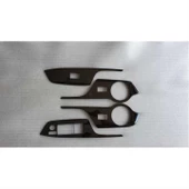 AUTOGP TOYOTA C-HR 2016-2019 KAPI KOLÇAK KAPLAMA TITANYUM SİYAH (AYNA DÜĞMELİ MODEL) - 1