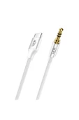 A586 Type-c - 3.5mm Aux Kablo 1mt Beyaz - 1