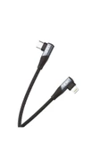 K596 27w Type-c - Lightning 90 Derece Data/şarj Kablosu 1.5mt - 1