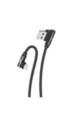 K593 Safe Lightning Usb 90 Derece Gamer Oyuncu Şarj Kablosu - 3