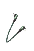 K596 27w Type-c - Lightning 90 Derece Data/şarj Kablosu 1.5mt - 1