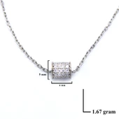 Zirkon Taşlı Gümüş Kolye GK-301 thumbnail 3