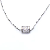 Zirkon Taşlı Gümüş Kolye GK-301 thumbnail 1