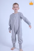 Begisa 2-8 Yaş 1.5 Tog Kapitone Çocuk Uyku Tulumu Unisex Uzun Kollu Uyku Tulumu - 4
