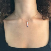 Özel Tasarım Model Rose Gümüş Kolye GK-264 thumbnail 2