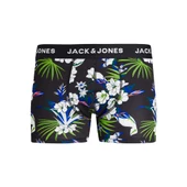 Jack&Jones Erkek Boxer 3'lü Set - Minimalist Tropikal Desenli Rahat Boxer Şort - 3