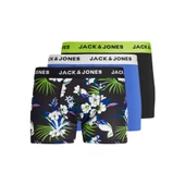 Jack&Jones Erkek Boxer 3'lü Set - Minimalist Tropikal Desenli Rahat Boxer Şort - 2