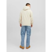 Jack&Jones Erkek Oversize Kapüşonlu Sweatshirt - Rahat ve Şık - 9