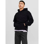 Jack&Jones Erkek Oversize Kapüşonlu Sweatshirt - Rahat ve Şık - 6