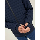 Jack&Jones Minimalist Kapüşonlu Erkek Mont - Günlük Stil - 12