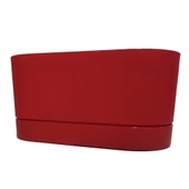 Poliwork Begonya Tabaklı Renkli Plastik Balkon Saksısı 30 cm - 3