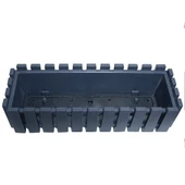 Poliwork Akasya Renkli Plastik Balkon Saksısı 60 cm - 4