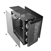 Omyvera 192-6 4X Blue Fan Usb 2.0 250W 300W Matx Gaming Bilgisayar Kasası - 7