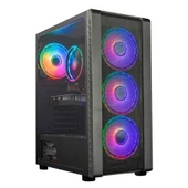 Master Yi 4X Argb Kumandalı Usb 3.0 400W Atx Mesh Panel Gaming Bilgisayar Kasası - 1