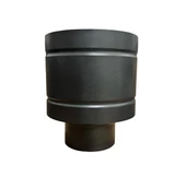 BACA KALKANI / ÇAP: 13 CM / MAT SİYAH EMAYE / BABA'S STOVE - 1