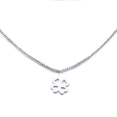 925 Ayar Toplu Çiçek Şekilli Gümüş Kolye GK-274 thumbnail 3