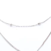 Gümüş Kolye Kadın Kombinli Yıldızlı 925 Ayar -  GK-272 thumbnail 5