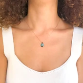 Uğur Böceği Rose Gümüş Kolye GK-224 thumbnail 2