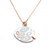 Balık Rose Gümüş Kolye GK-221 thumbnail 1