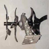 Solax Tırpan Yedek Çapa Aparatı Bıçağı MTP2 Toprak İşleme Belleme Çapalama 9 Diş 26 mm Uyumlu - 6