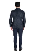 15173- Çizgili Kombinli Yelekli Takım thumbnail 11