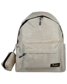 Yuga Keten Sırt Çantası Bej thumbnail 1