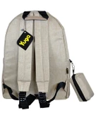 Yuga Keten Sırt Çantası Bej thumbnail 3