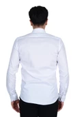 Cengiz İnler Kendinden Desenli Slimfit Erkek Gömlek - 4