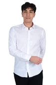 Cengiz İnler Kendinden Desenli Slimfit Erkek Gömlek - 2