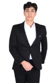 Cengiz İnler Poti Kareli Kırlangıç Yaka Slim Erkek Ceket - 5