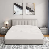 Soley | Jersey | %100 Pamuk Çift Kişilik 180 x 200 Lastikli Çarşaf - 1
