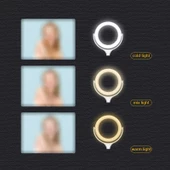 Zore F-537 30 Cm Işıklı Telefon Tutucu Ring Light - 6