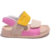 Vicco Krixi 321F23Y252 Bej Ortopedik Günlük Kız Çocuk Spor Sandalet - 2