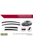Opel Astra J 2009-2016 Kromlu Cam Rüzgarlığı - 1