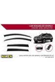Dacia Duster 2010-2017 Kromlu Cam Rüzgarlığı - 1