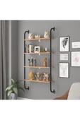 SENSA MODÜLER MOBİLYA Sensa Modüler Mobilya Metal Kitaplık Duvar Rafı thumbnail 1
