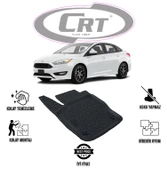 Ford Focus 3 2010-2014 Tek Sol 3D Araca Özel Paspas - 1