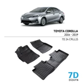 Toyota Corolla 2013-2018 7D Havuzlu Paspas - 1