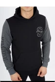 Dynamo Erkek Siyah Kapüşonlu Sweat 6801 - 1