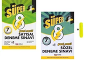 Nitelik Yayınları 8. Sınıf Süper Yeni Nesil Sayısal & Sözel 7 Deneme Sınavı Set thumbnail 1