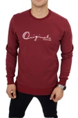 Dynamo Erkek Bordo Sweat 6793 - 2