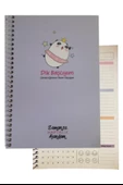 Zamansız Haftalık Ajandam 1 Adet Sert Kapak 120 Yaprak Zamansız Haftalık Planlayıcı Tarihsiz Ajanda Hediyelik Defter - 11